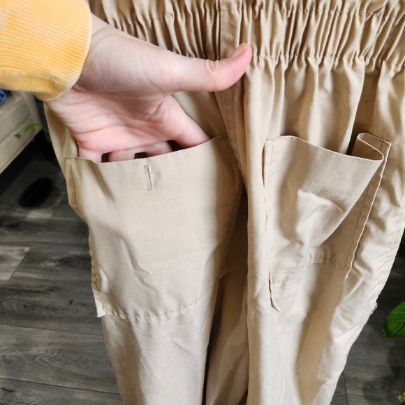Vintage 1970's Khaki Work Jumpsuit / Coveralls - Picture 12 of 13